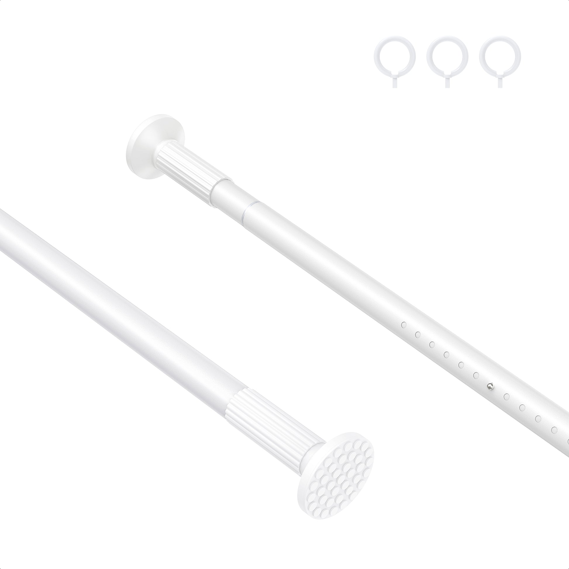 TITIROBA つっぱり棒 強力突っ張り棒 ツッパリ棒 カーテンレール 部屋干し 洗濯物干し パイプ直径32mm