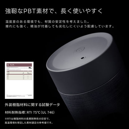 車 芳香剤 ディフューザー 車 アロマディフューザー 噴霧式 微細ミスト エンジン連動 自動噴霧 静音 水なし ネブライザー式 PBT素材 車用