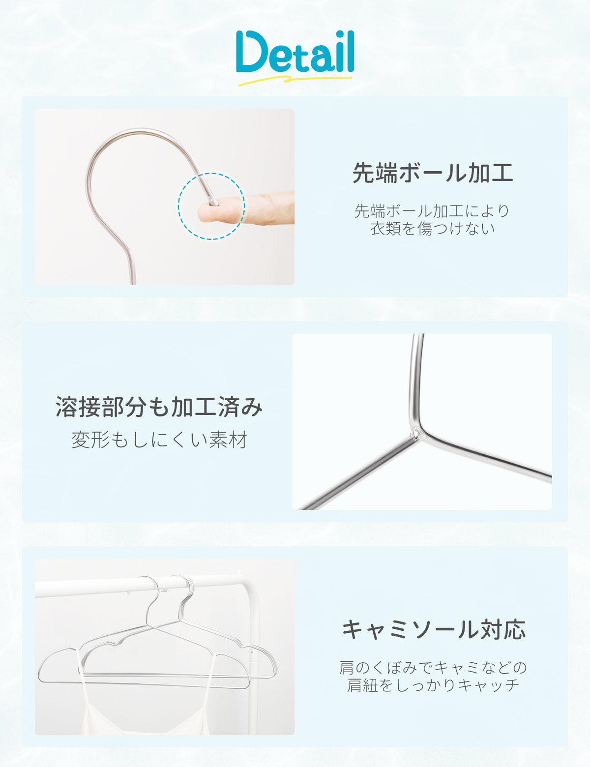 TITIROBA 【年間売上500万本突破×肩ポコ卒業】TITIROBA ハンガー ステンレス かたくずれ防止 すべらない 洗濯 スリム 錆びにくい 頑丈 収納
