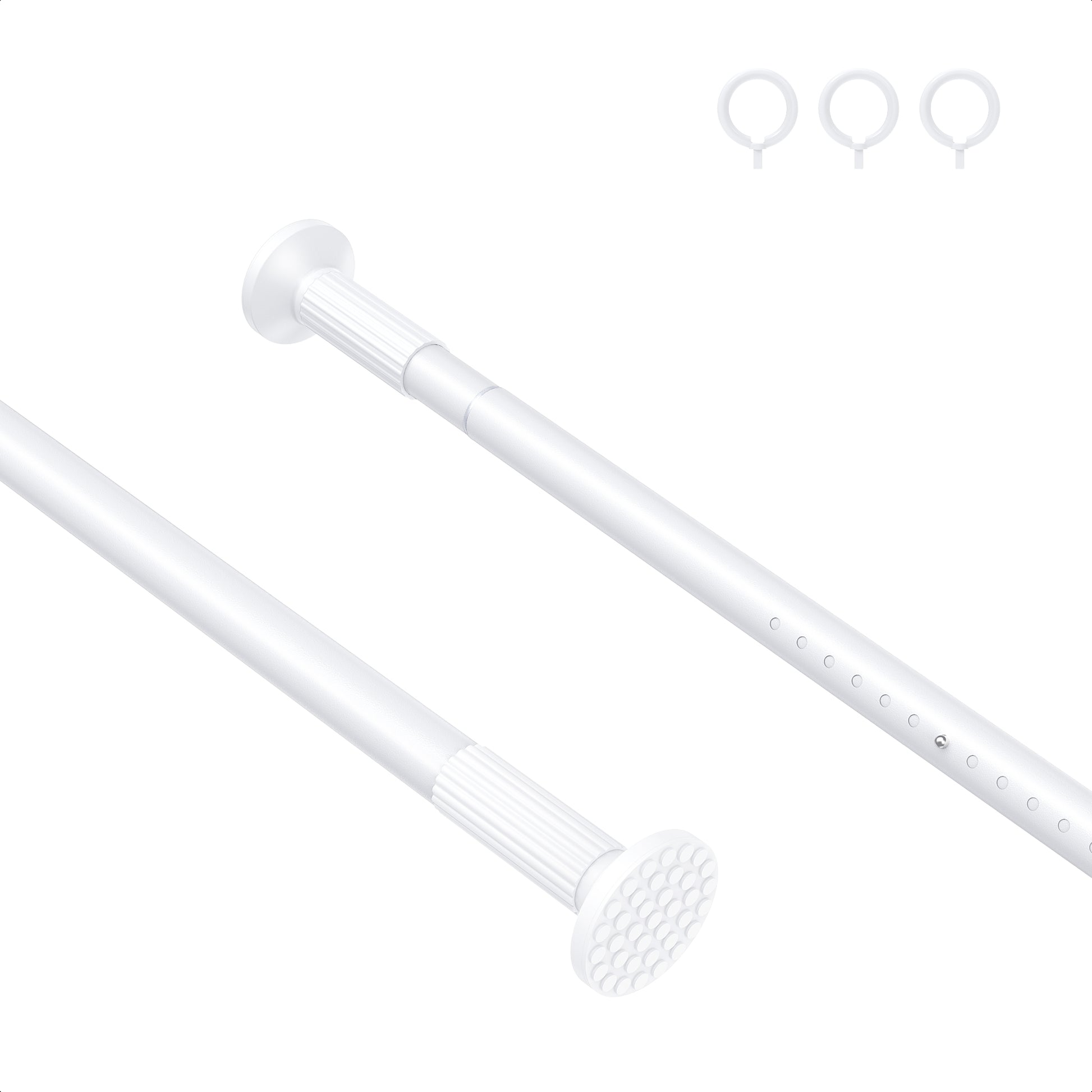 TITIROBA つっぱり棒 強力突っ張り棒 ツッパリ棒 カーテンレール 部屋干し 洗濯物干し パイプ直径32mm