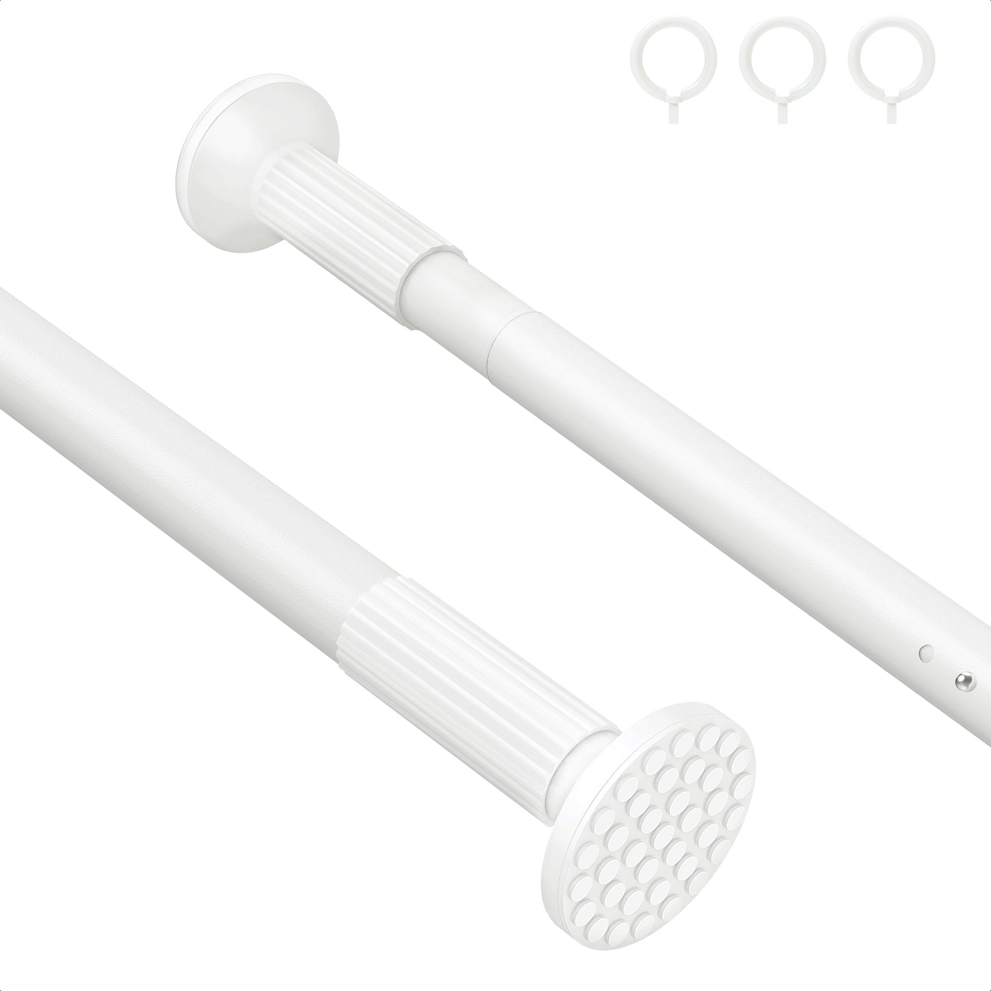 TITIROBA つっぱり棒 強力突っ張り棒 ツッパリ棒 カーテンレール 部屋干し 洗濯物干し パイプ直径32mm