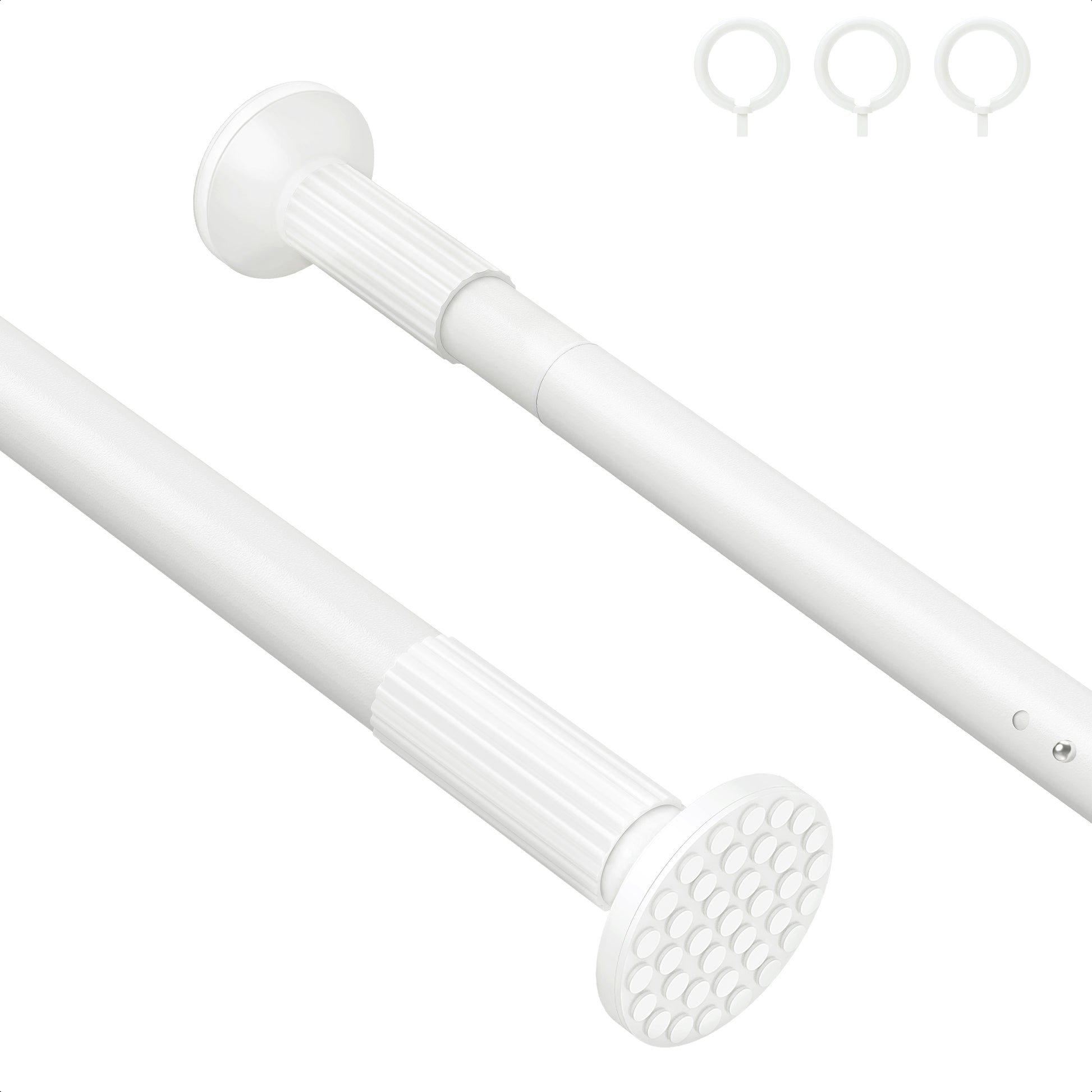 TITIROBA つっぱり棒 強力突っ張り棒 ツッパリ棒 カーテンレール 部屋干し 洗濯物干し パイプ直径32mm