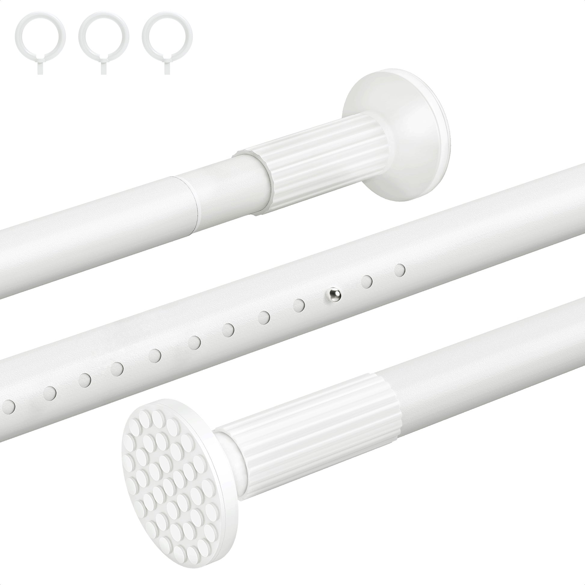 TITIROBA つっぱり棒 強力突っ張り棒 ツッパリ棒 カーテンレール 部屋干し 洗濯物干し パイプ直径32mm